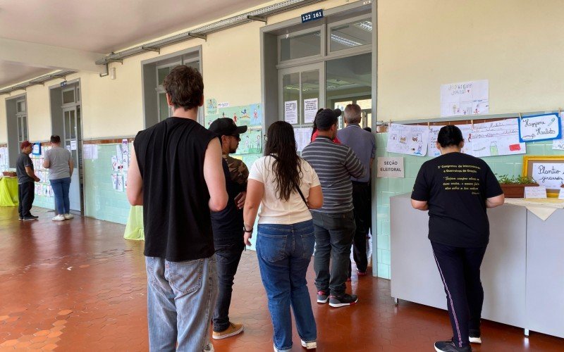 Eleições em Canela, em escola particular