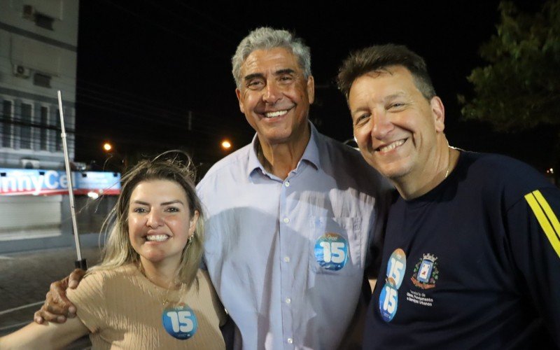 Comemoração do prefeito eleito em Campo Bom Giovani Feltes 