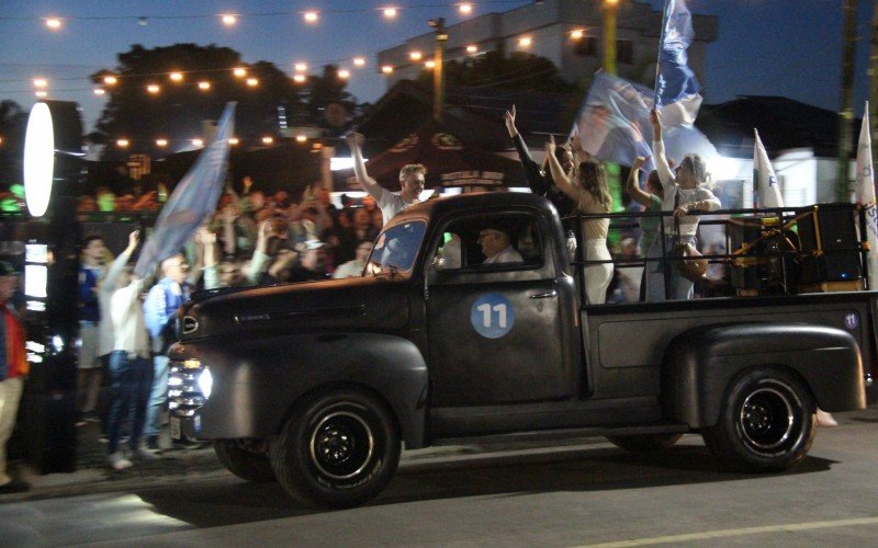 Festa do prefeito eleito em Ivoti, Valdir (PP)