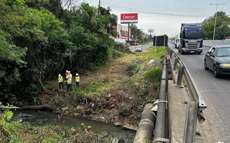 BR-116: Alargamento de pontilhão sobre arroio facilitará acesso a RS-239  | abc+