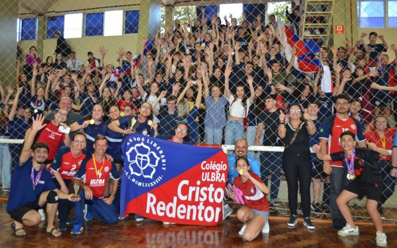 Alunos do Colégio Ulbra Cristo Redentor somaram 44 medalhas nesta edição dos jogos