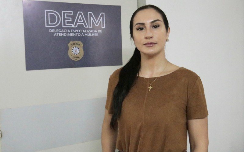 A delegada Angélica Giovanella Marques é titular da Delegacia Especializada de Atendimento à Mulher, Deam, em Canoas