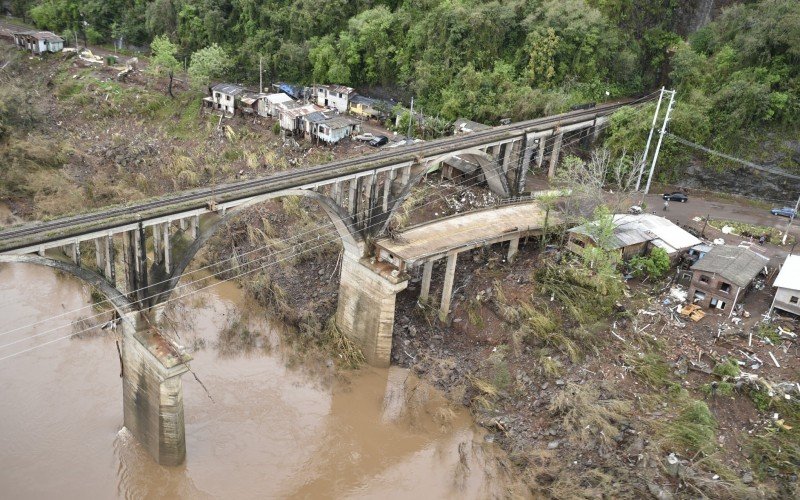 Linha férrea do Rio Grande do Sul ainda sofre com a enchente | abc+