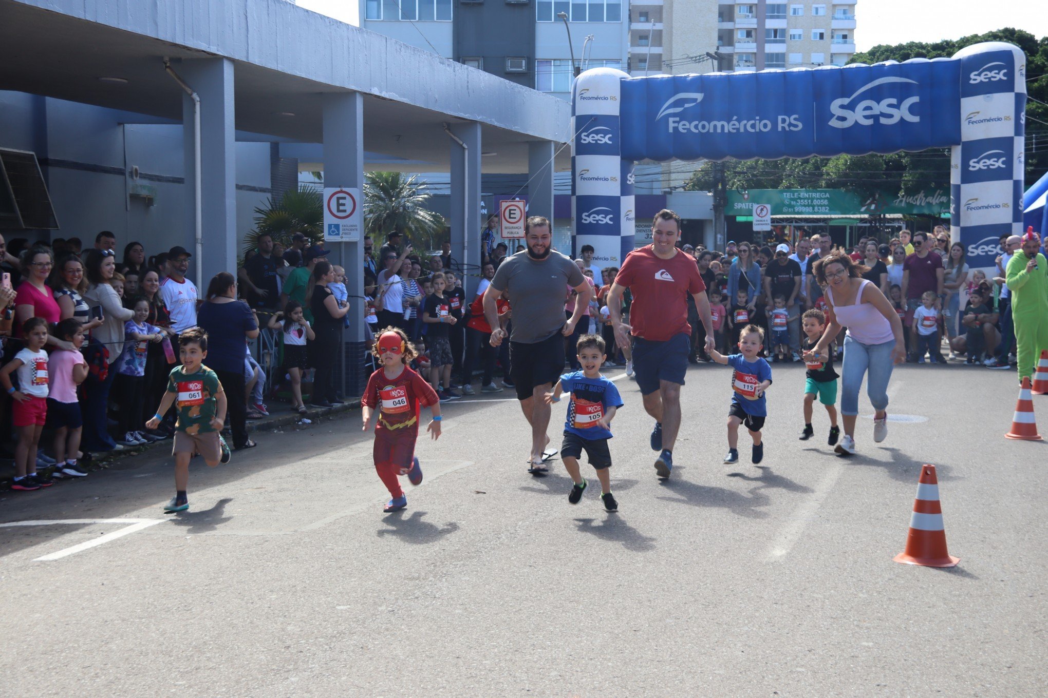 Corrida Kids em Estância Velha reúne mais de 300 crianças