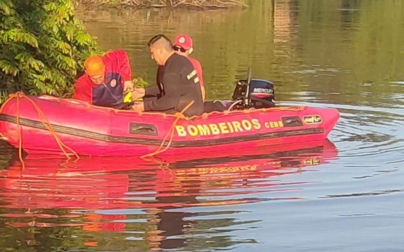 Buscas por desaparecido no Rio dos Sinos  | abc+