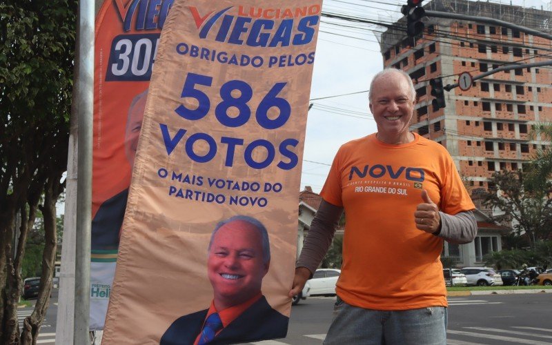 Candidato a vereador do Novo agradece votos mesmo sem ter sido eleito em São Leopoldo