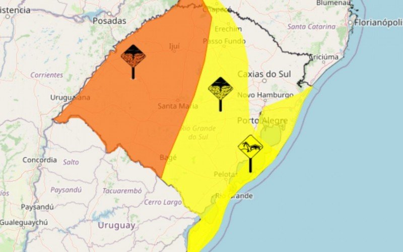 PREVISÃO DO TEMPO: Inmet publica alertas meteorológicos para o Rio Grande do Sul; veja | abc+