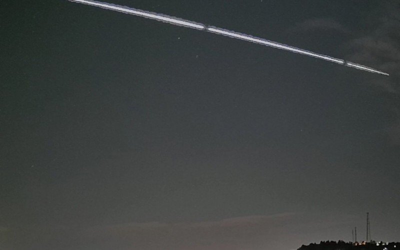 Meteoro percorreu mais de 270 quilômetros em menos de 6 segundos o céu do RS