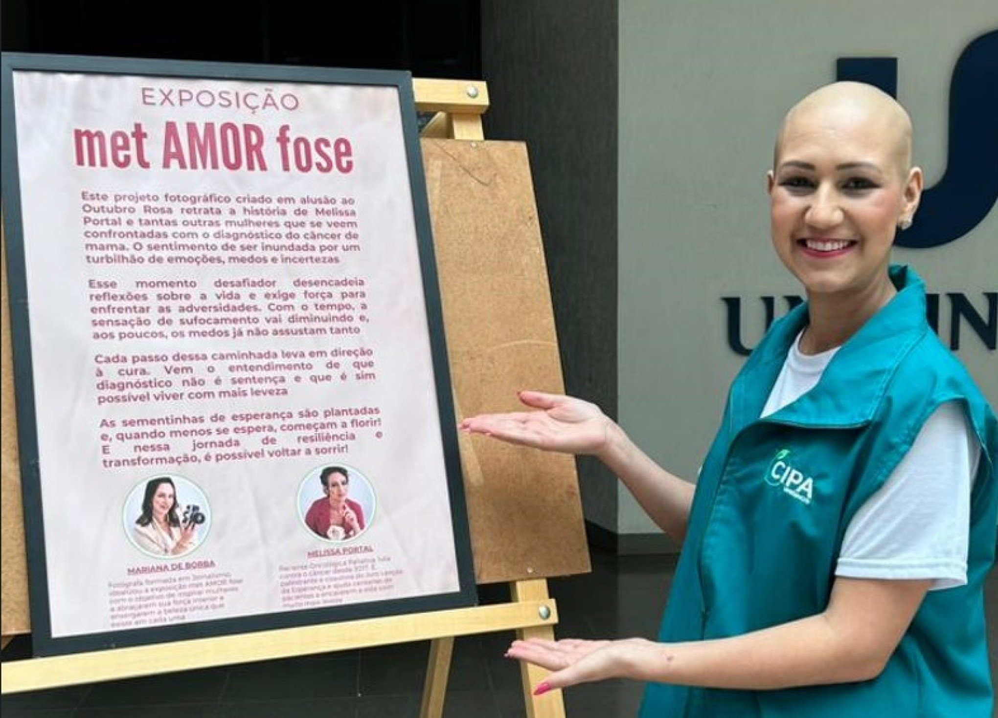 Unisinos recebe exposição fotográfica sobre o câncer de mama