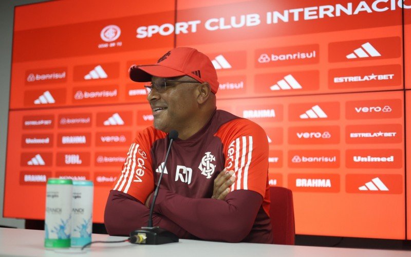 Técnico Roger Machado concedeu entrevista coletiva nesta quarta-feira | abc+