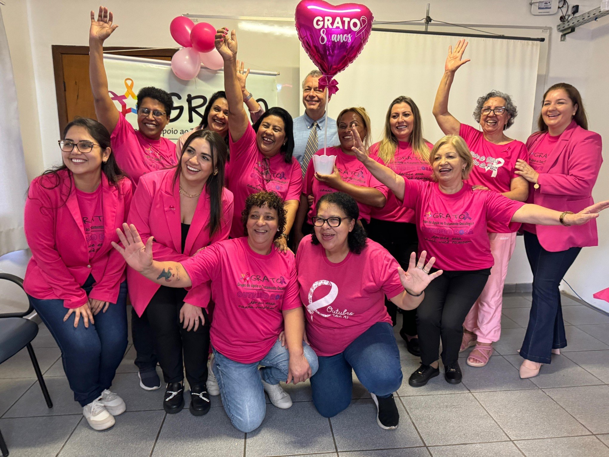 Grupo de apoio a mulheres com câncer de mama completa oito anos de existência em Sapucaia