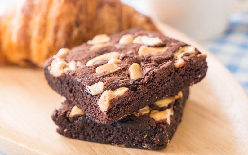 Brownie de café com nozes | abc+