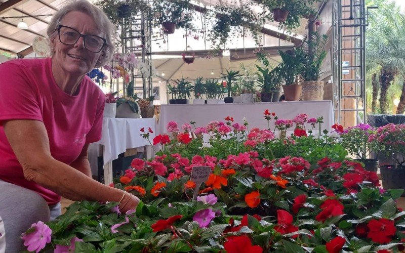 Feira das Flores: Jacinta Maria Alberton Bockorny, 62 anos | abc+