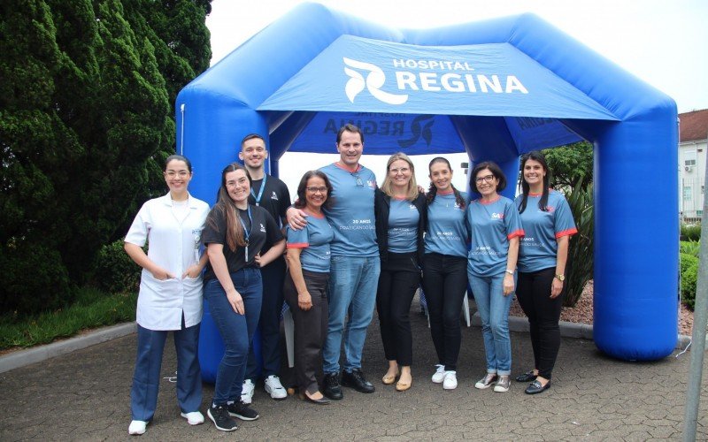 Equipe de atendimento do Regina +Saúde