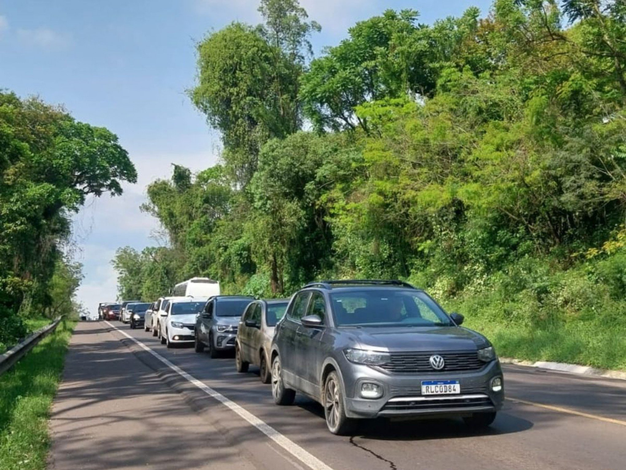 BR-116: Obras causam congestionamento no trecho do Vale do Sinos; saiba onde