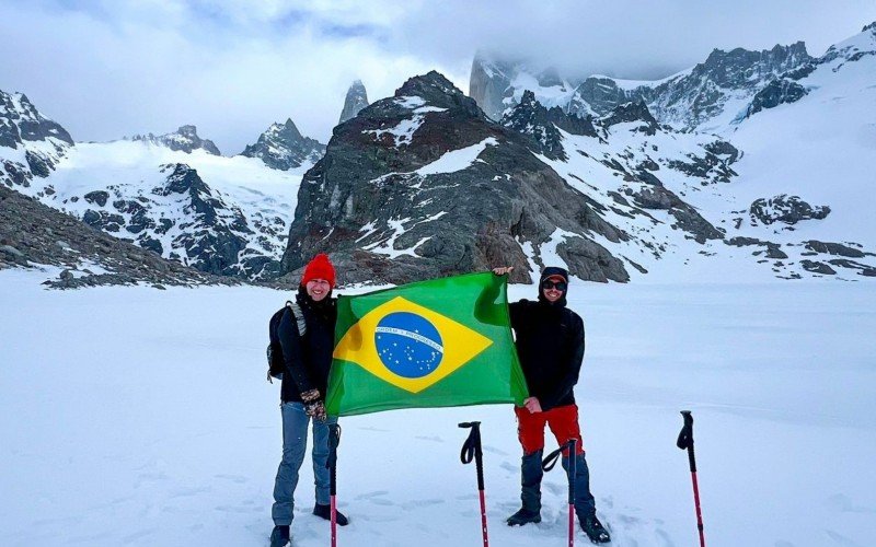 Antes do Ushuaia, Radaelle e Daiane subiram a montanha Fitz Roy