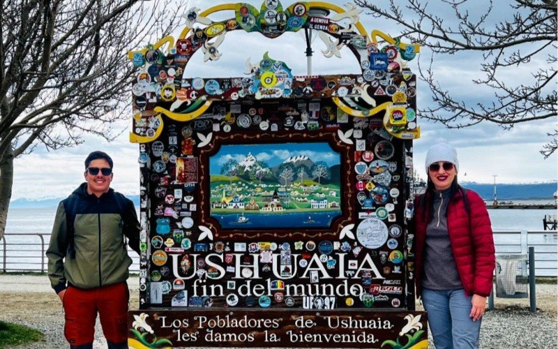 Casal chegou ao Ushuaia no dia 16 de outubro