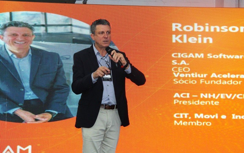 Robinson Klein esteve em um painel do evento Mindset IPO DAY, incluso da programação da Mostratec-Liberato. | abc+