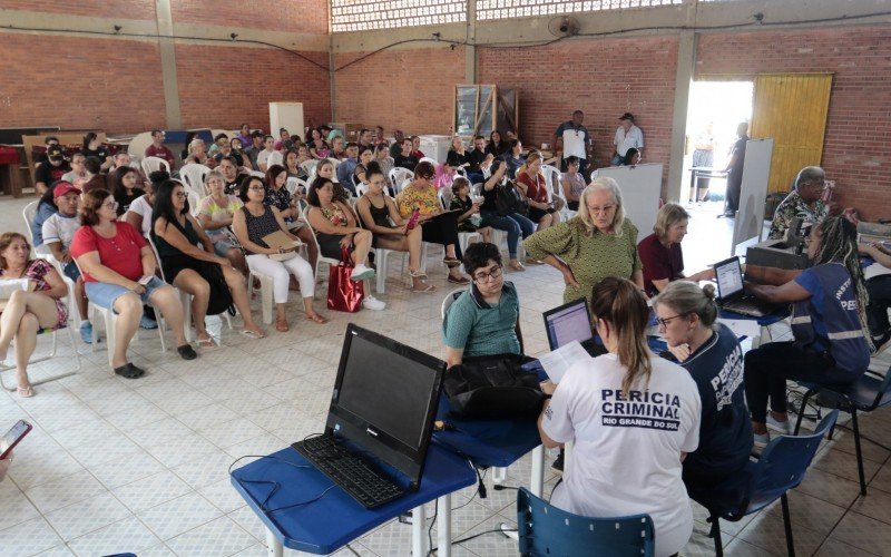 Ação do Tribunal Regional Eleitoral (TRE) e do Instituto Geral de Perícias (IGP) foi no bairro Mathias Velho nesta terça-feira (22)