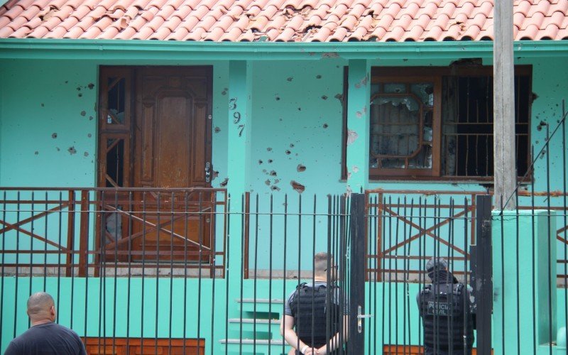 Casa onde aconteceu ataque a tiros  | abc+