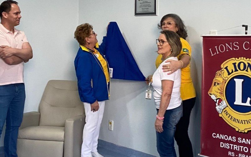 Sala de acolhimento inaugurada em parceria entre o Nossa Senhora das Graças e o Lions Clube