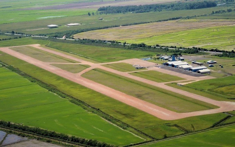 Foto aérea do Aeroclube de Eldorado do Sul | abc+