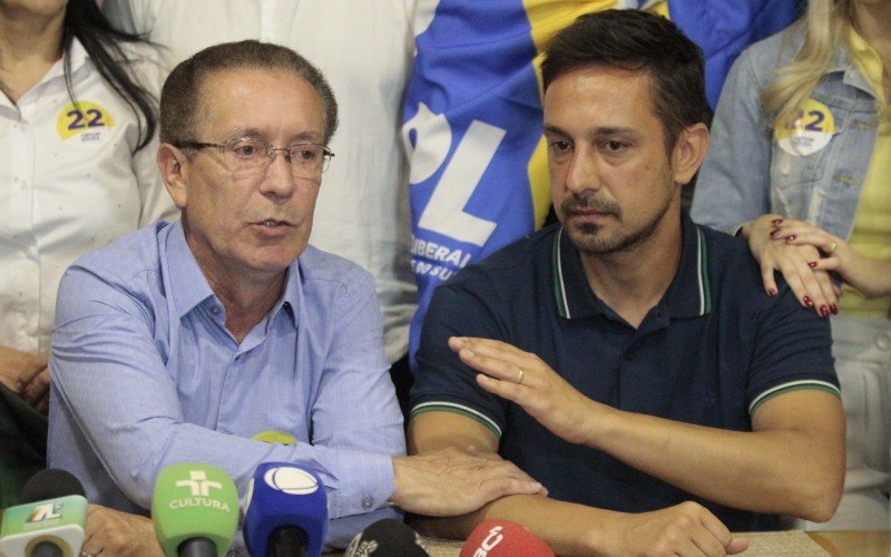 Airton Souza (à esquerda) e Rodrigo Busato