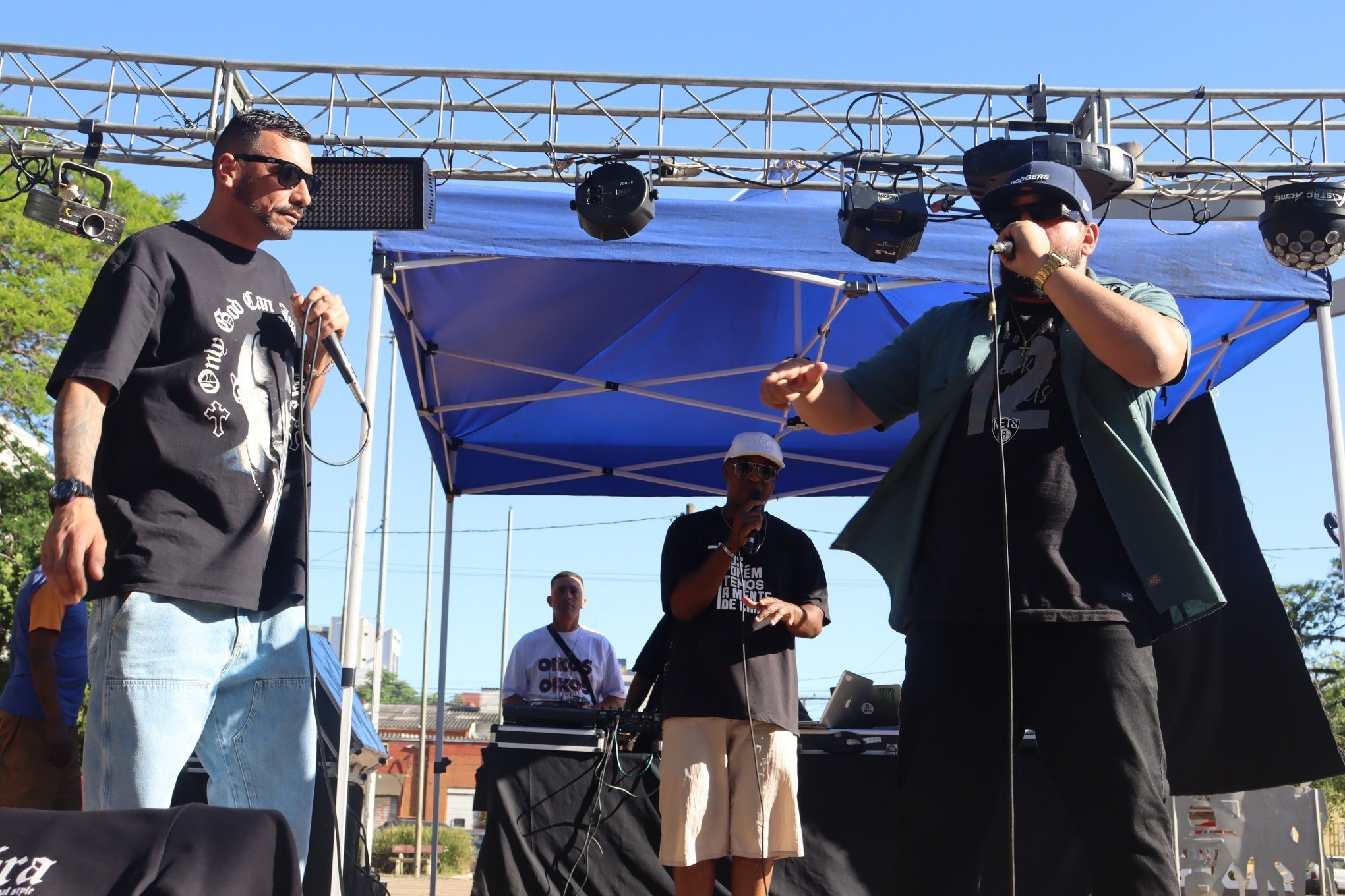 3ª edição do São Leopoldo Só Rap ocorreu neste domingo na Praça da Biblioteca