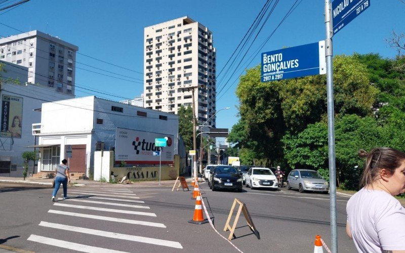 Obras causam bloqueio de trânsito no Centro de Novo Hamburgo | abc+