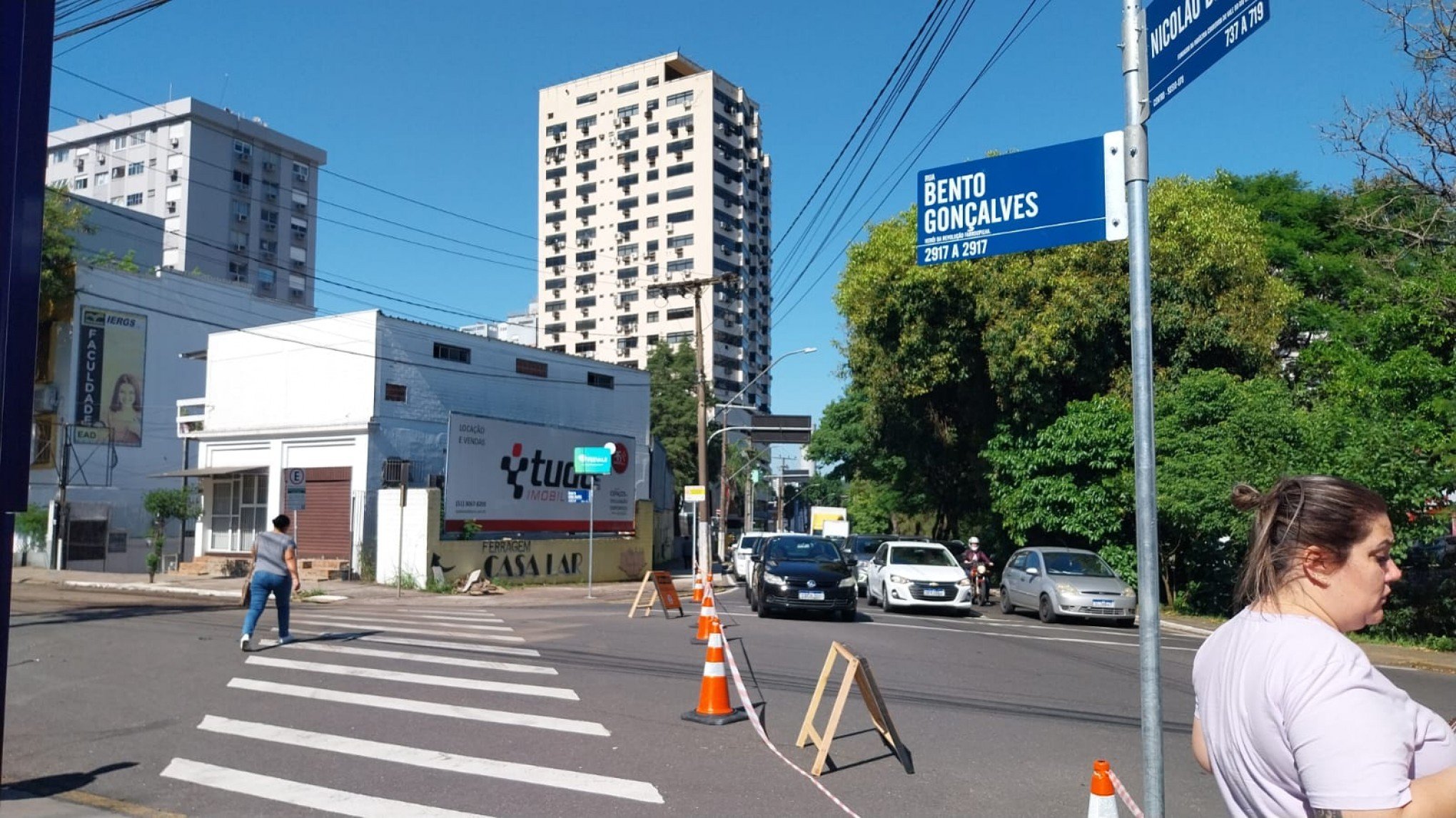 Até quando as obras na Rua Bento Gonçalves vão impactar a mobilidade na área central de Novo Hamburgo?