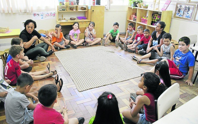 Roda de conversa e leitura faz parte do dia a dia das aulas | abc+