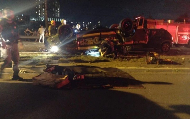 Acidente aconteceu na noite desta terça-feira (29), na BR-116, em Caxias do Sul | abc+