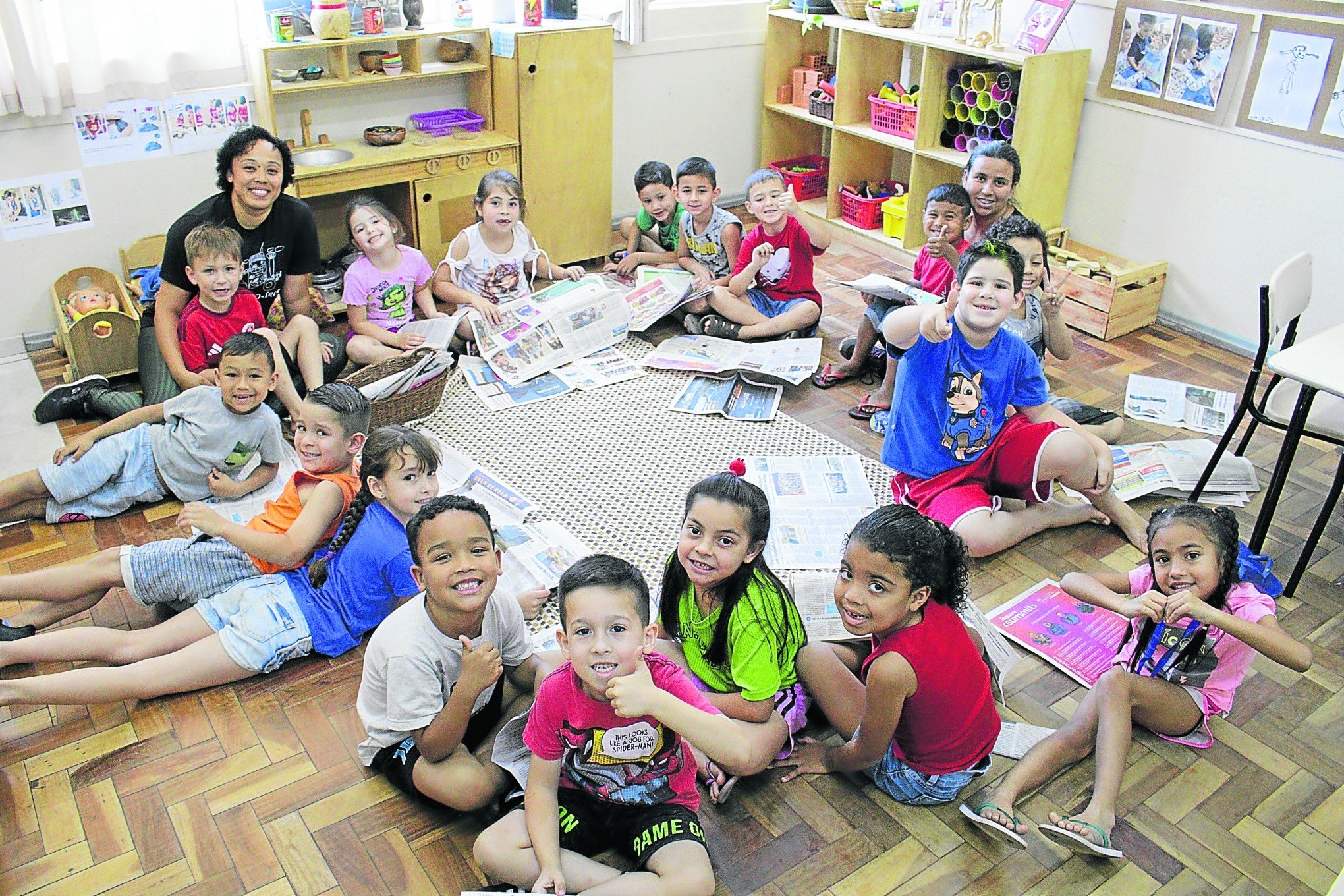 O cotidiano do jornal no apoio ao letramento na Emei Arco-Íris