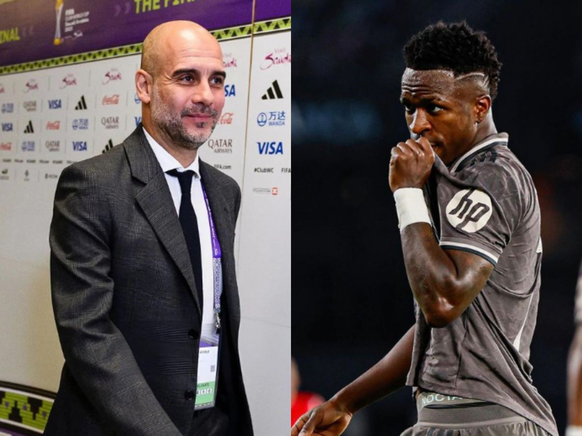 Veja qual foi o conselho de Guardiola para Vini JR após derrota na Bola de Ouro
