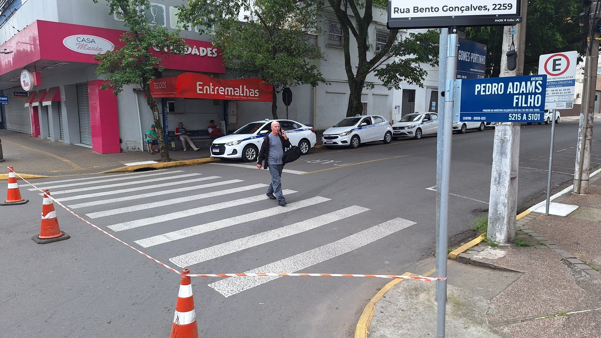 Bloqueio para obras avança e impacta novas vias no Centro de Novo Hamburgo