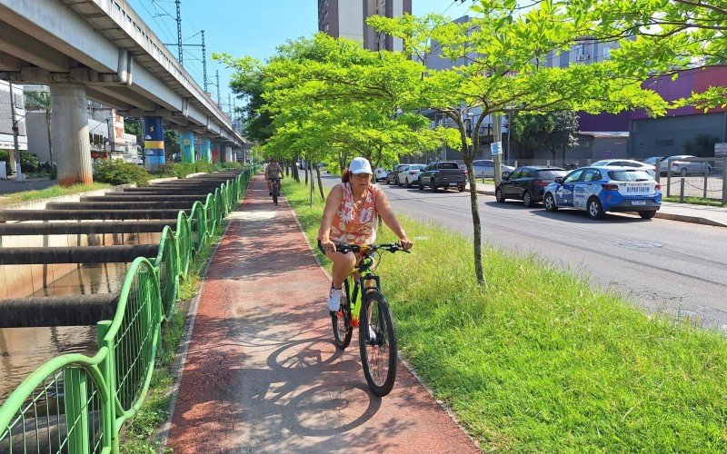 Miriam Russo e Juan Ledesma aproveitaram a liberação para voltar a usar a ciclovia | abc+
