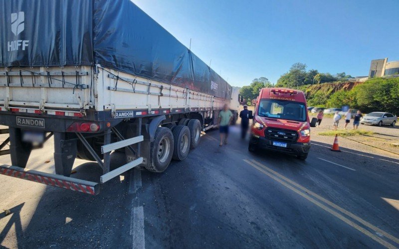 Mulher morre atropelada por caminhão em avenida da região | abc+