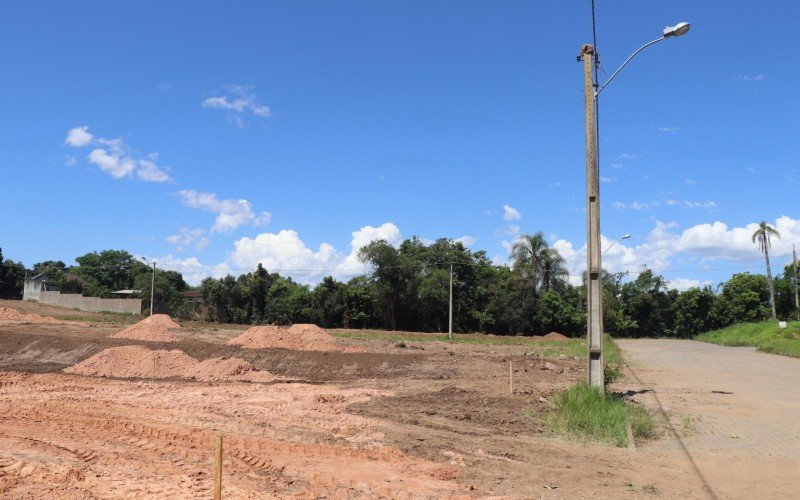 Loteamento já conta com infraestrutura de água e luz