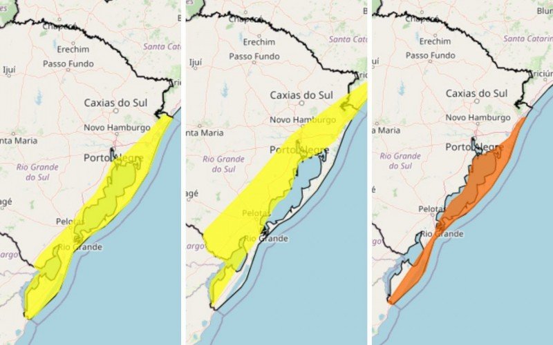 Inmet alerta para "intensificação dos ventos" no Rio Grande do Sul | abc+