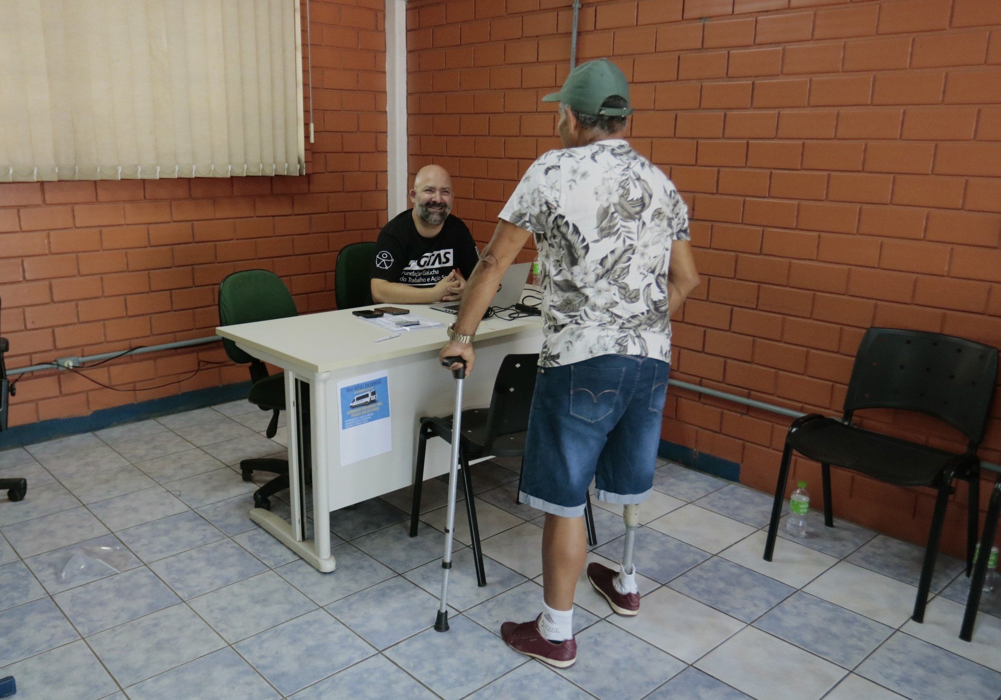 Unidade móvel do Sine registra baixa procura em Canoas nesta quinta-feira