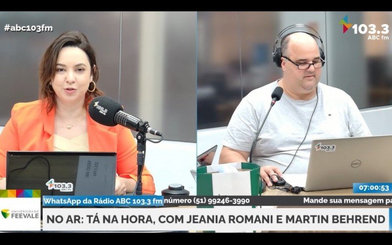 Jeania Romani e Martin Behrend apresentam o Tá na Hora | abc+