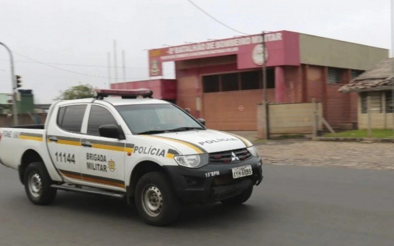 Brigada Militar (BM) atendeu a ocorrência na manhã desta segunda-feira (4) no bairro Mathias Velho