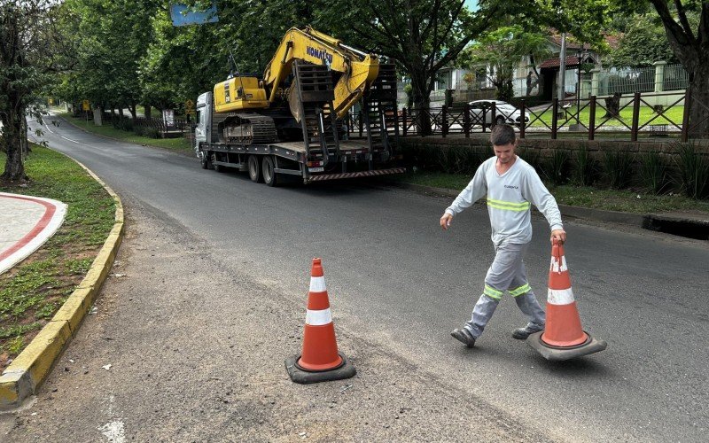 Segunda etapa da obra de revitalização da Avenida Presidente Vargas iniciou nesta segunda-feira (4)