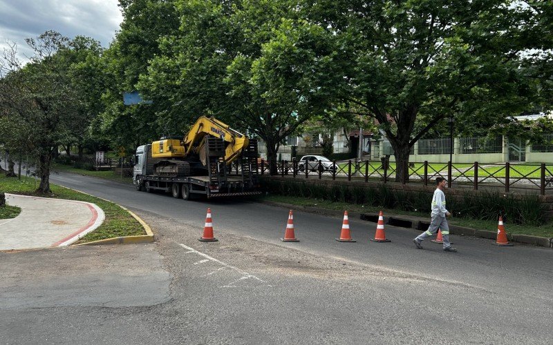 Segunda etapa da obra de revitalização da Avenida Presidente Vargas iniciou nesta segunda-feira (4)