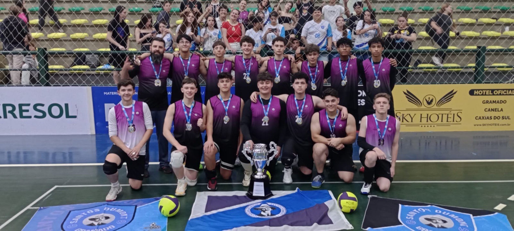 Conheça quem são os campeões dos Jogos Escolares de Voleibol de Gramado