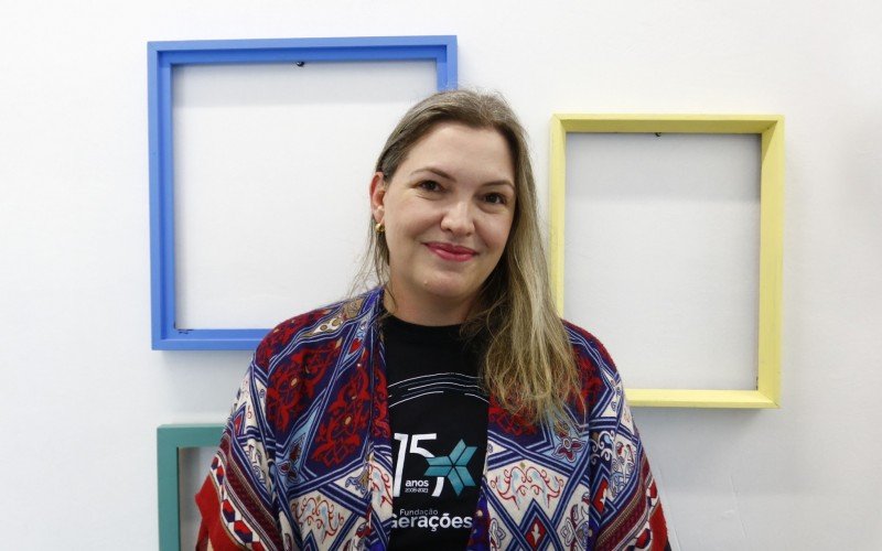  A coordenadora-geral da Fundação Geraçõs, Karine Ruy, destaca o papel de entidades como a Chimarrão da Amizade dentro da comunidade