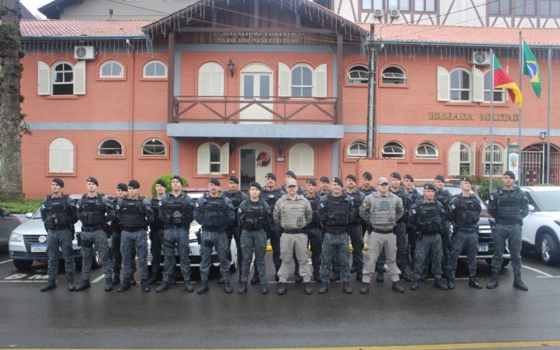 Reforço do efetivo da Brigada Militar para o final de ano