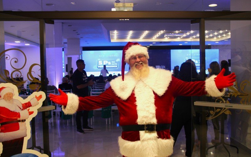 Evento contou com a presença do Papai Noel