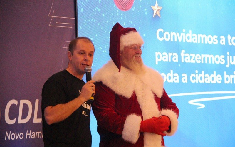 Evento contou com a presença do Papai Noel