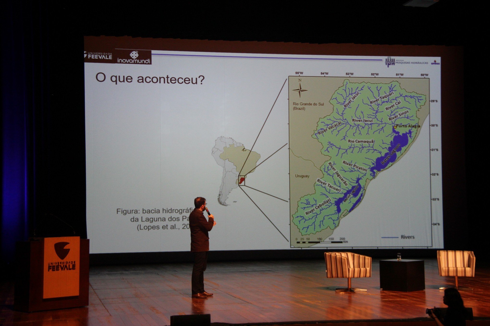 Inovamundi abre com palestra sobre desastres climáticos e a ciência como ferramenta de resiliência